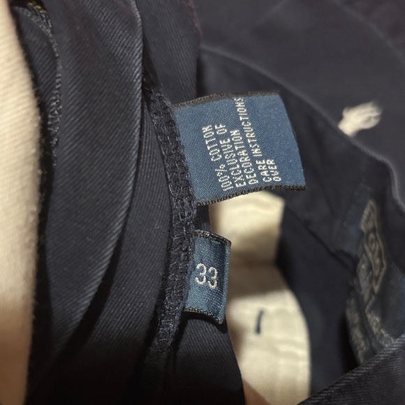 Polo by Ralph Lauren Dark Blue Shorts with White Embroidery - Picture 5 of 5